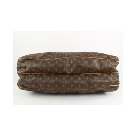 Louis Vuitton Monogram Alize 2 Poches Suitcase Luggage with Bandouliere Strap - Picture 10 of 12